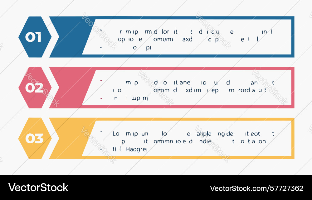 Sequential arrow infographic template for process Vector Image