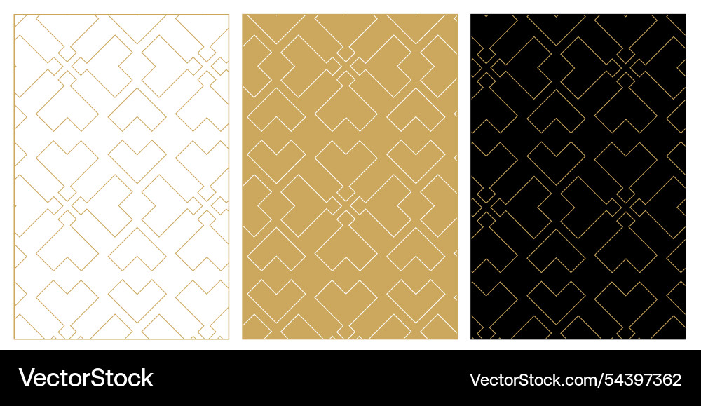 Set of patterns with crosses stripes lines Set of patterns with crosses stripes lines vector image