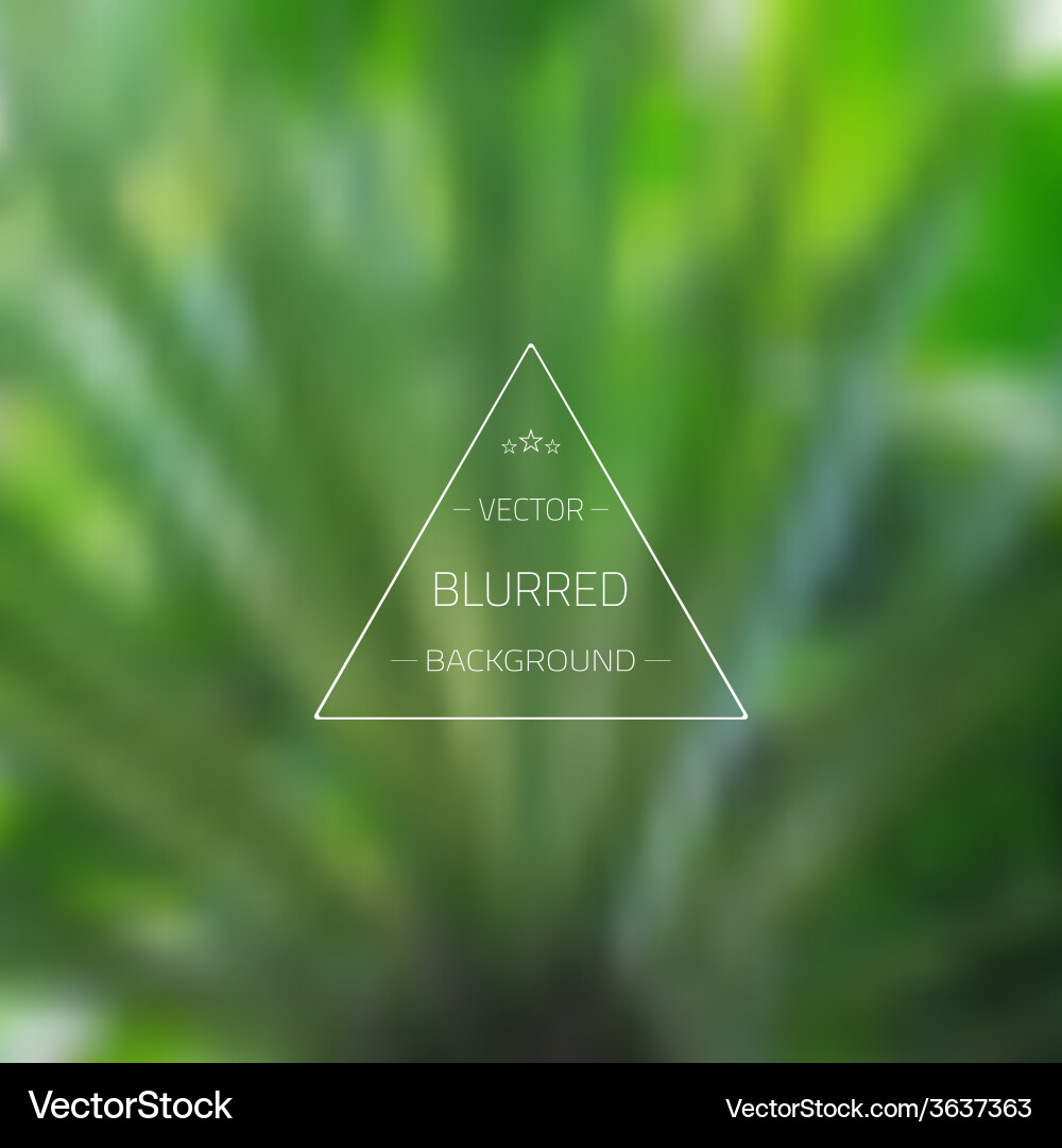Abstract tree gradient mesh blurred background Vector Image