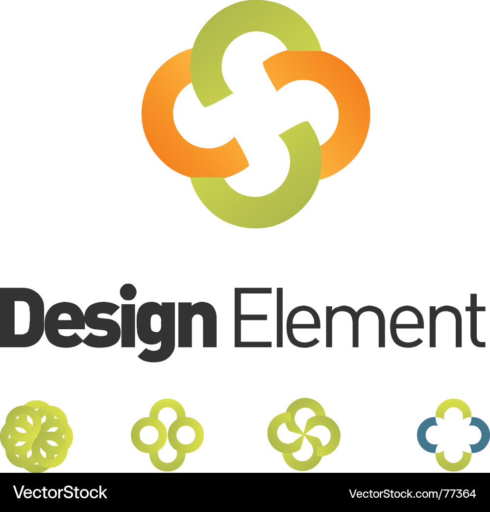Circular Elements vector image