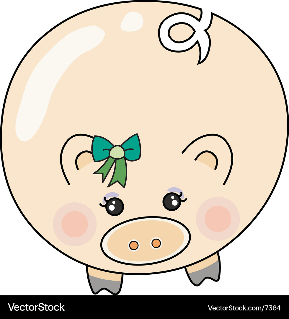 Pig Vector Image