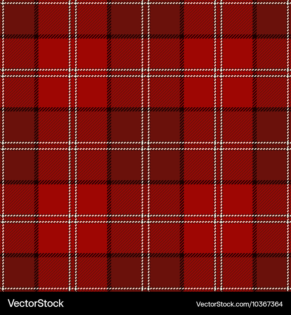 Red Tartan Pattern vector image