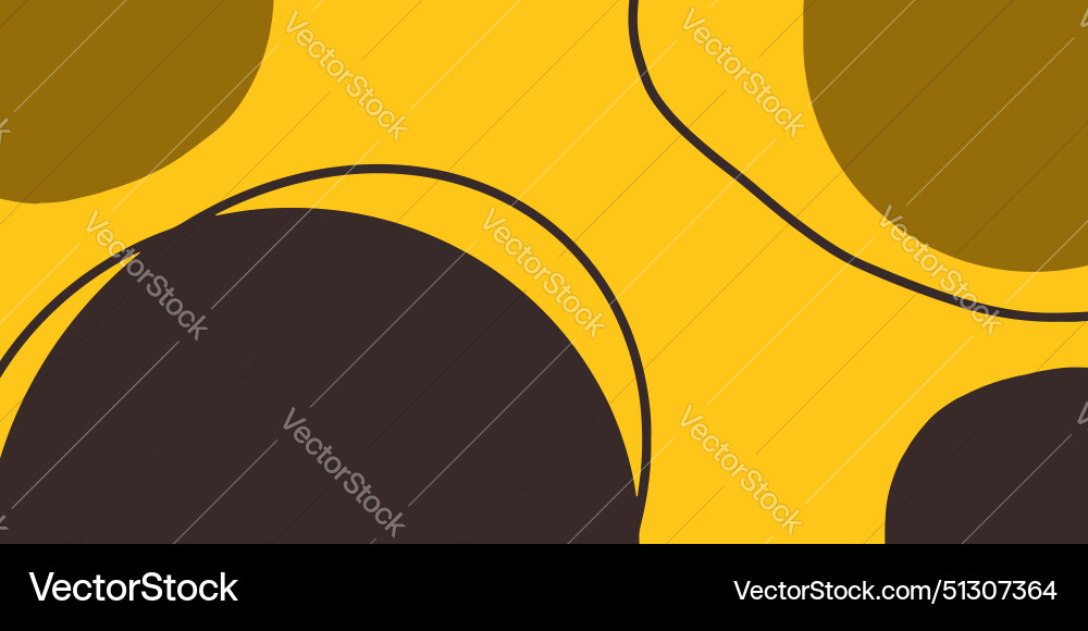 Seamless round pattern background with shapes vector image