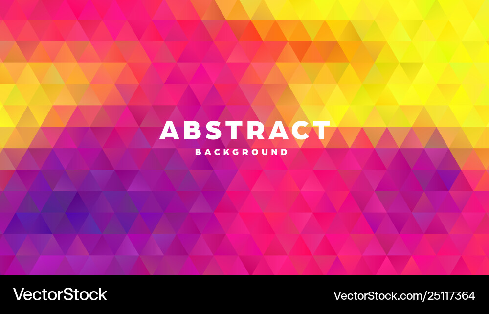 Triangle polygonal abstract background colorful Triangle polygonal abstract background colorful vector image