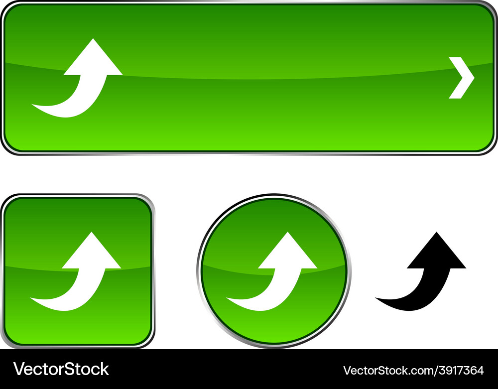 Upload button set Vector Image