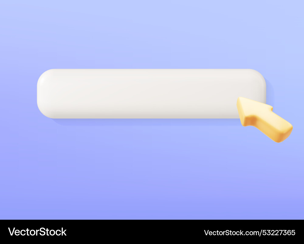 3d search bar template for website navigation 3d search bar template for website navigation Vector Image