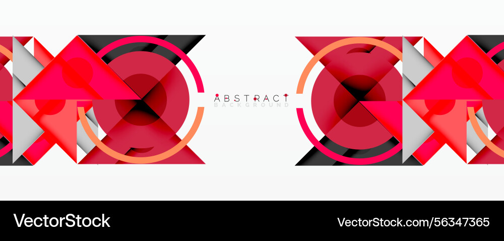 Abstract geometric design features overlapping Abstract geometric design features overlapping Vector Image