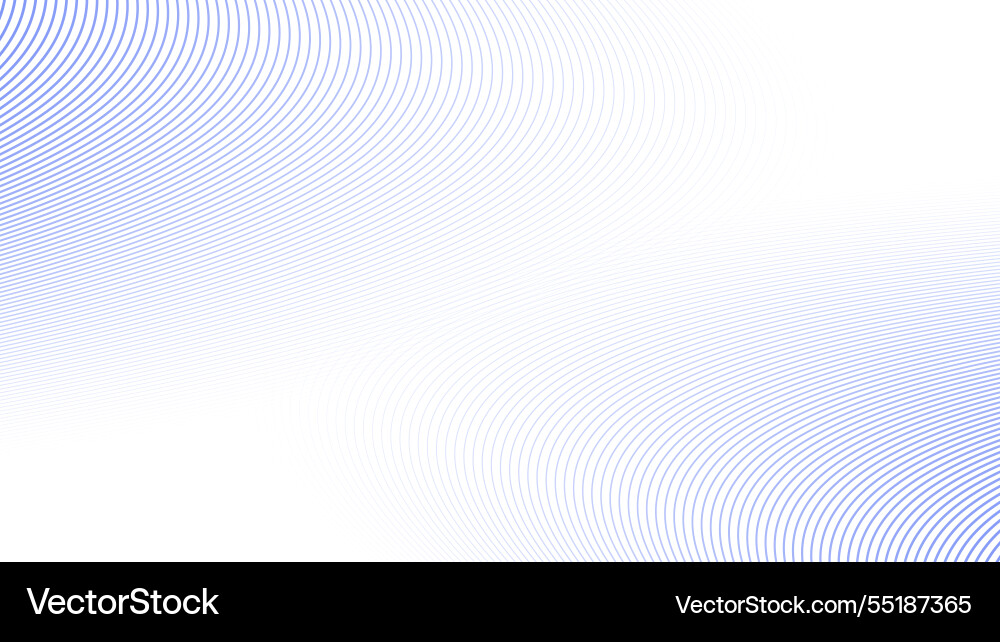 Bue wavy curve line abstract background Vector Image