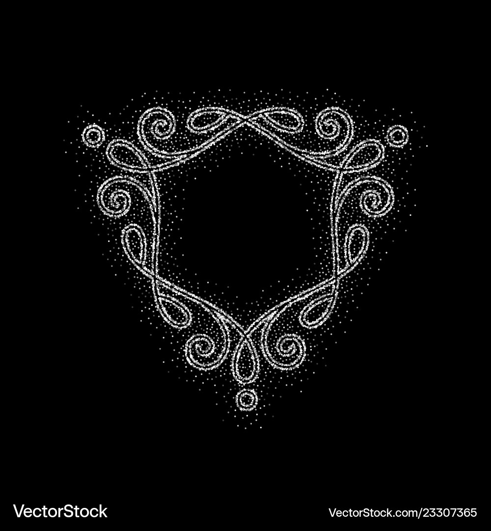 Elegant hand drawn retro floral frame Elegant hand drawn retro floral frame vector image