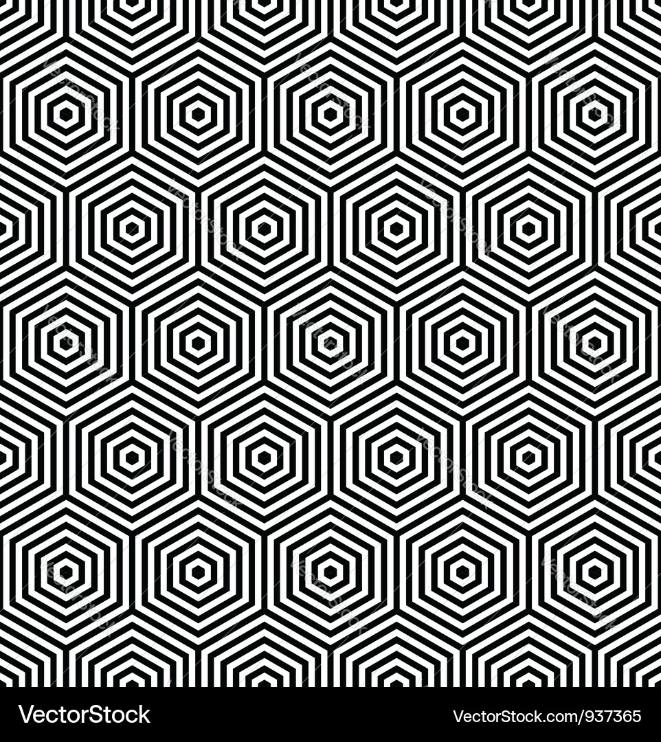 Hexagonal Geometric Texture Vector Image