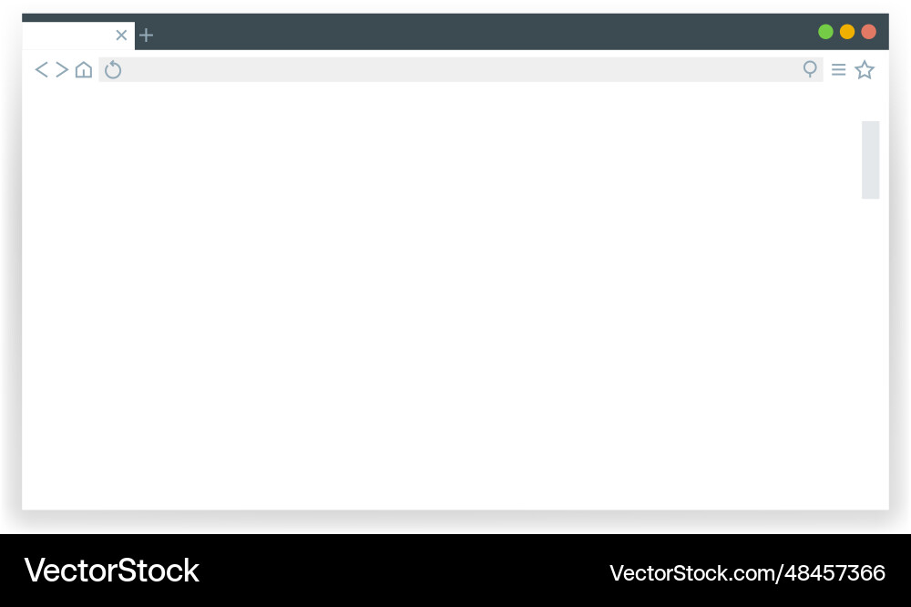 Computer App Fenster Frame Vorlage Web-Browser Computer App Fenster Frame Vorlage Web-Browser vektorbild