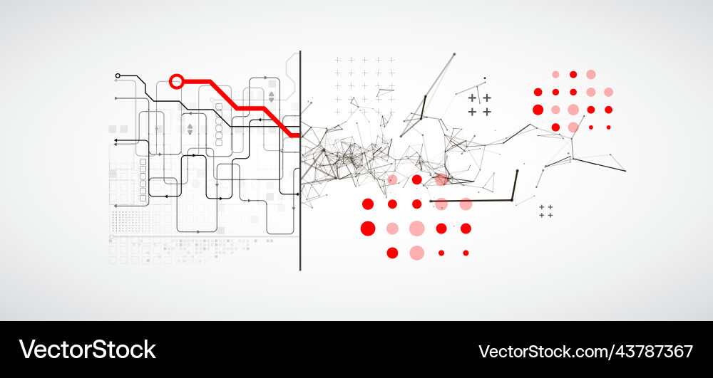 Abstract background on technological Abstract background on technological vector image