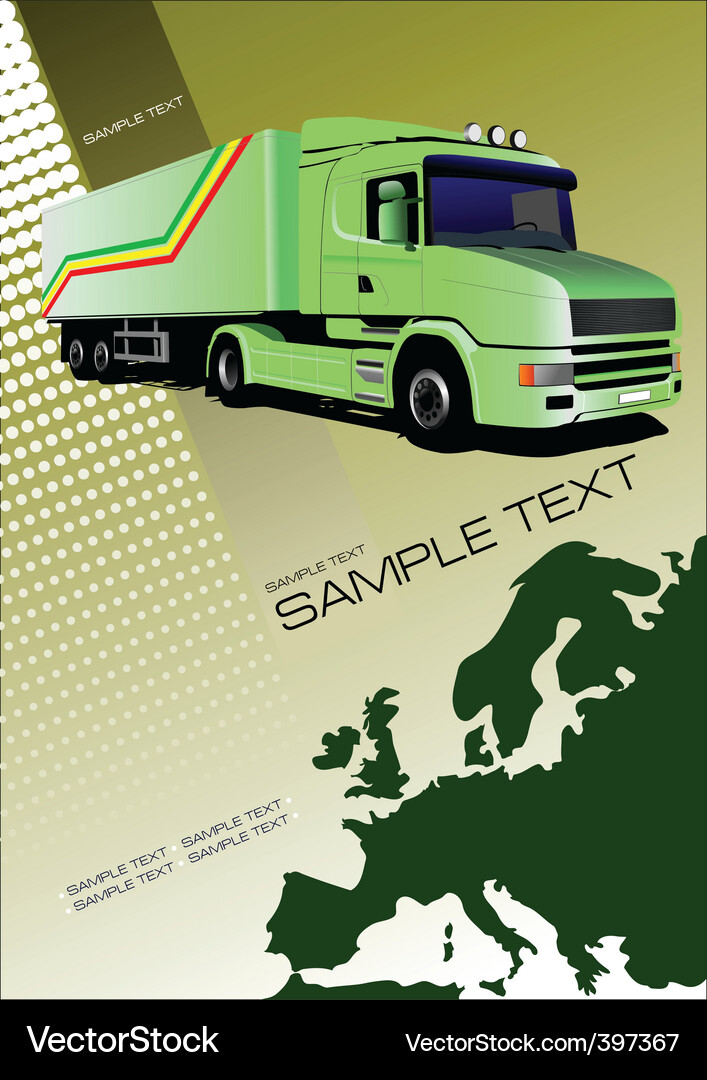 Transport background Vector Image