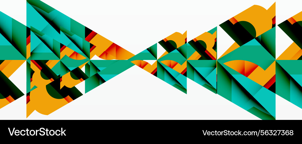Abstract geometric pattern repeating triangular Abstract geometric pattern repeating triangular vector image