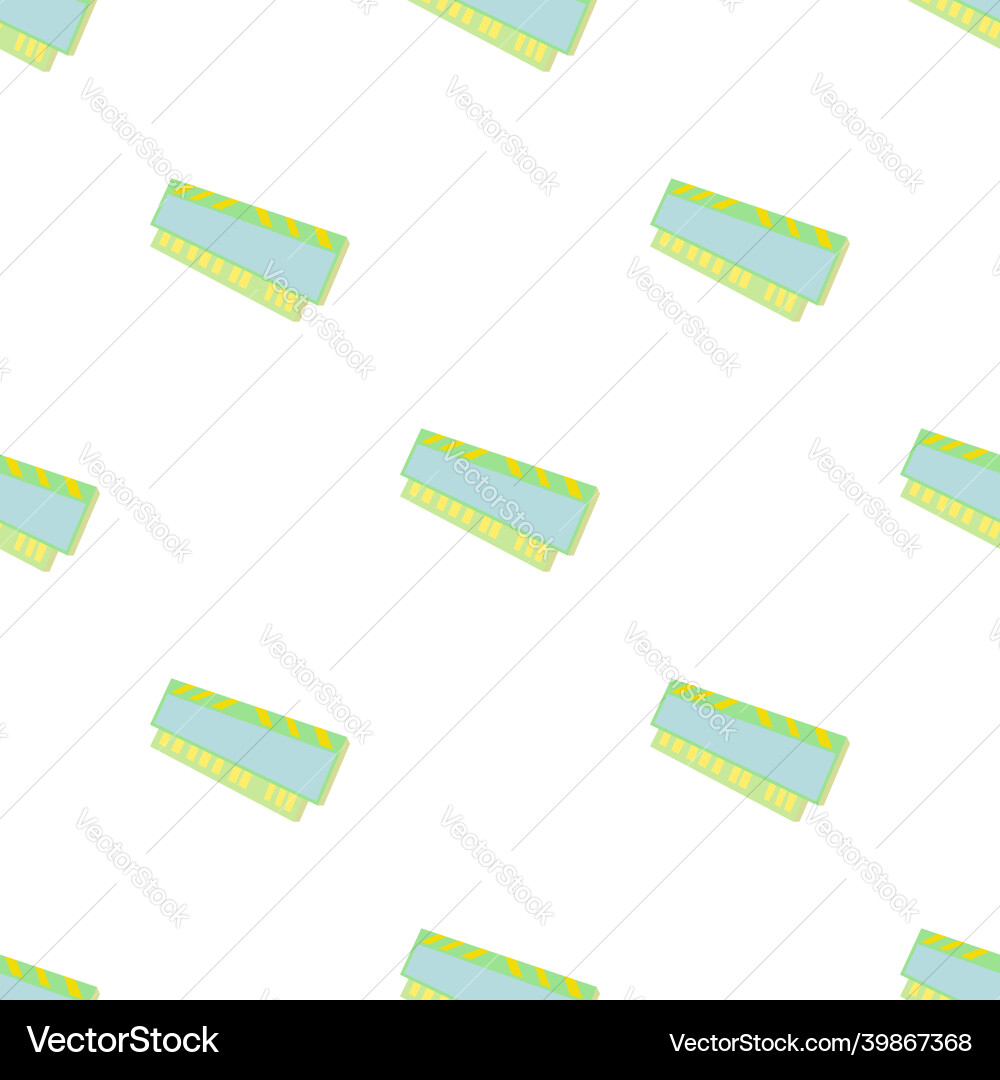 Computer ram pattern seamless vector image