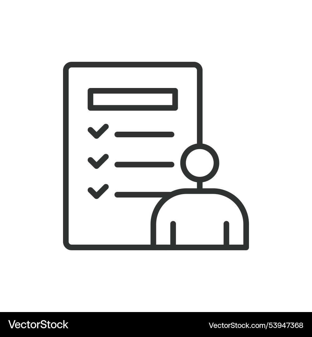 Daily tasks in line design routine Daily tasks in line design routine vector image