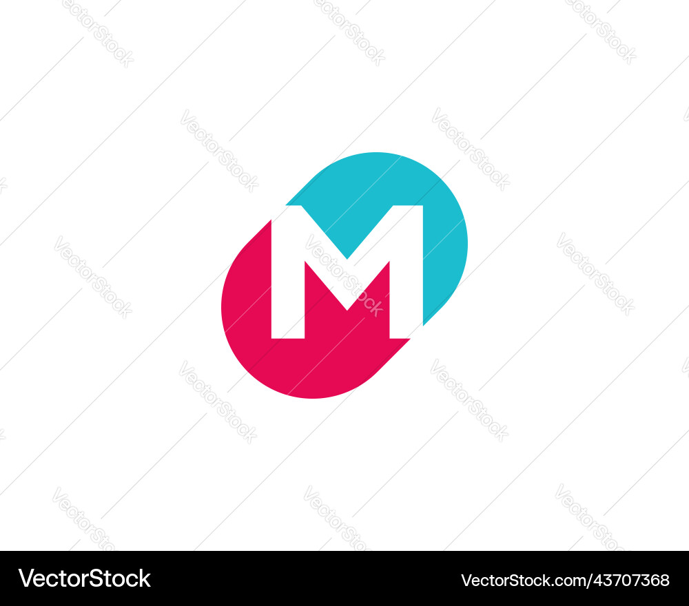 Letter m logo icon design template elements Letter m logo icon design template elements vector image