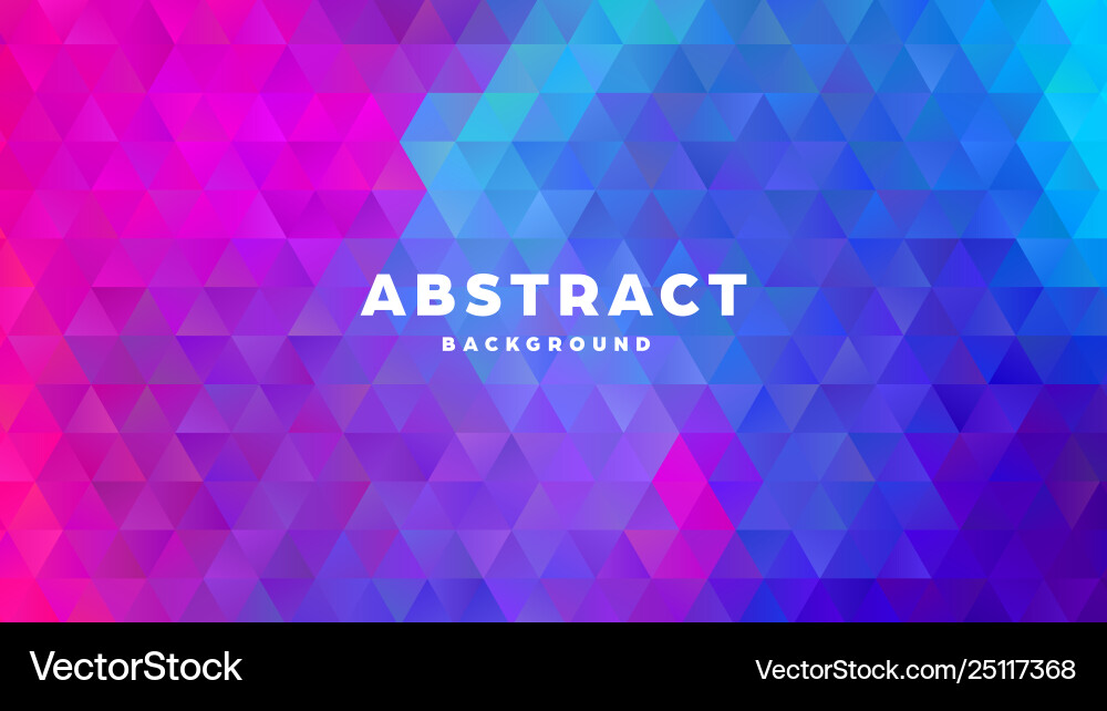 Triangle polygonal abstract background colorful Triangle polygonal abstract background colorful vector image