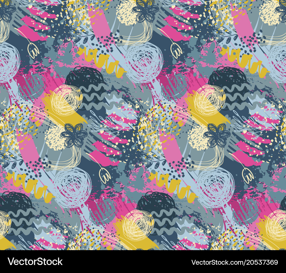 Abstract Ink Splash Pattern vector image