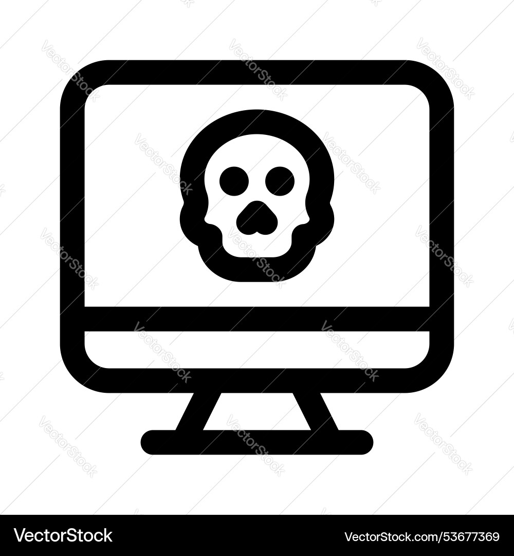 Computer hacking Vector Image