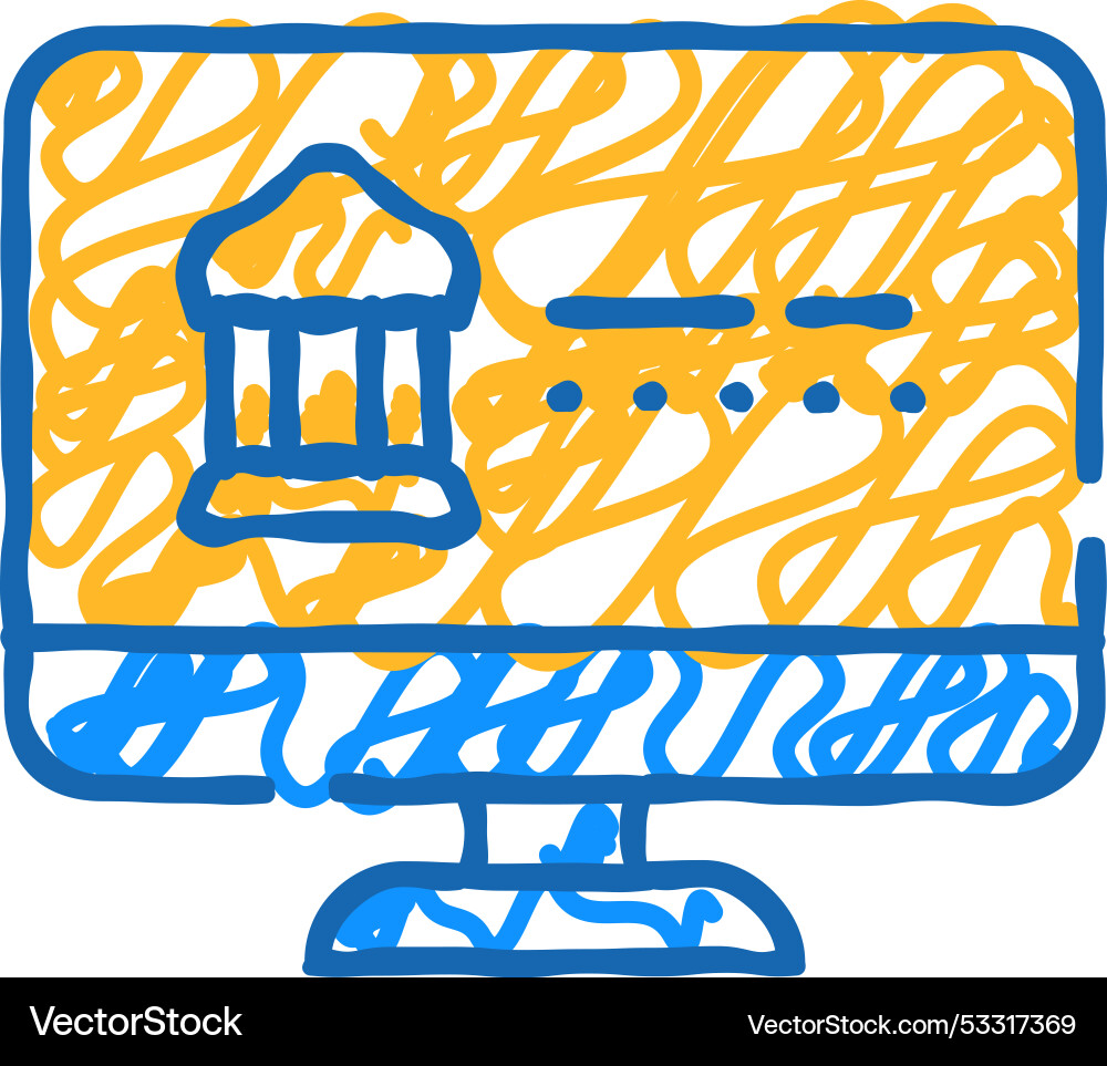 Login and password for access in online banking Vector Image