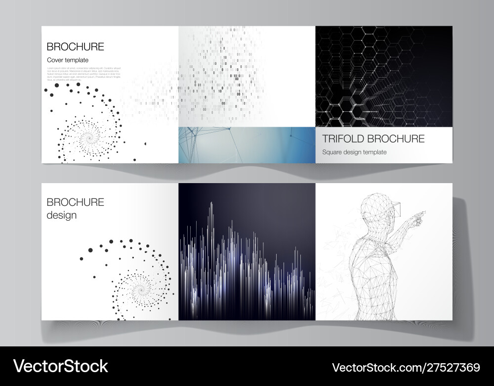 Minimal editable layout square Minimal editable layout square vector image