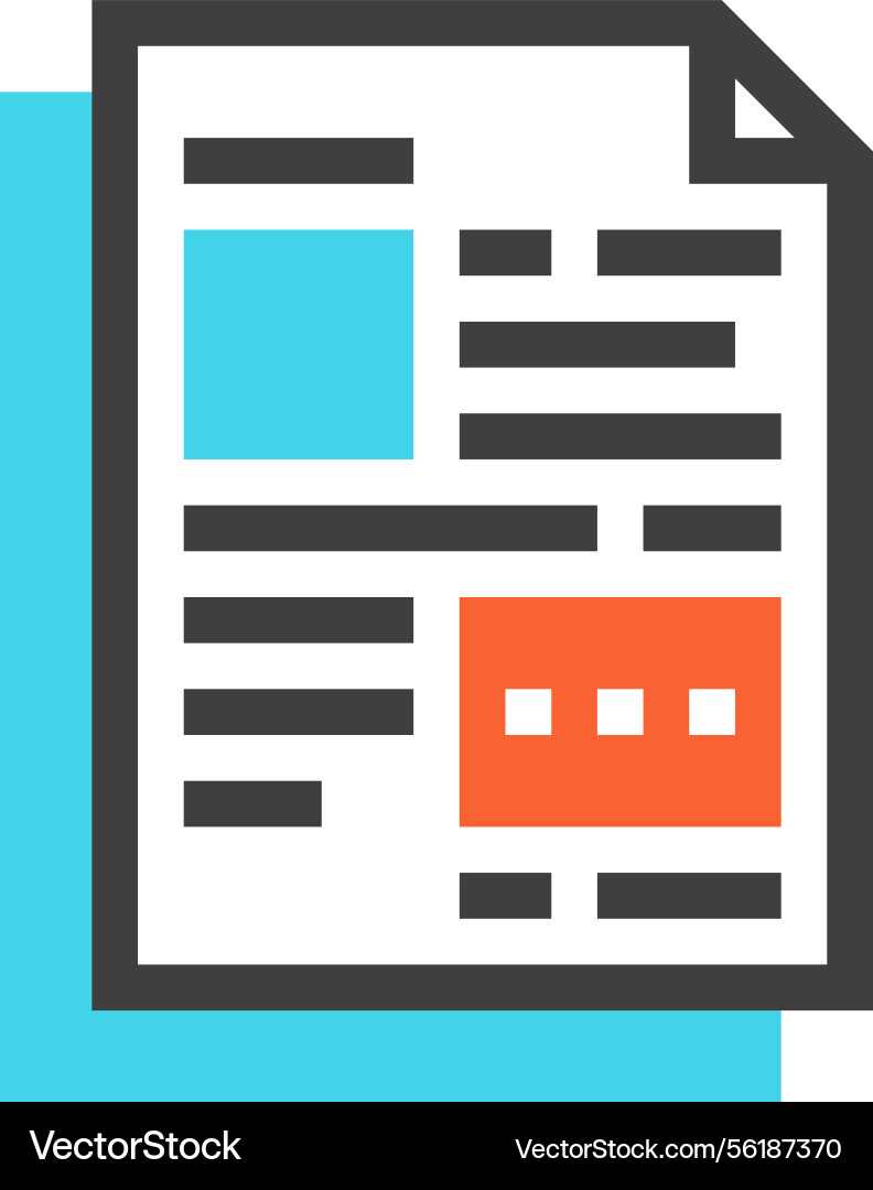 Peprwork icon concept Peprwork icon concept vektorbild