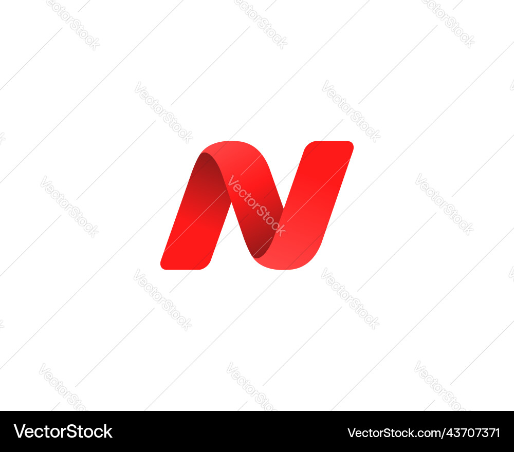 Buchstaben n Logo-Icon Design Template-Elemente Buchstaben n Logo-Icon Design Template-Elemente vektorbild