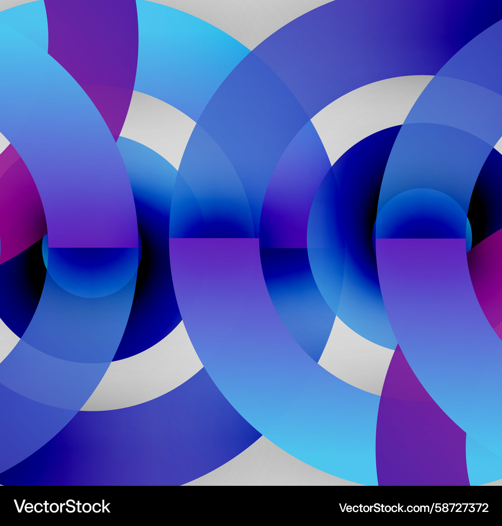 Abstract composition overlapping circles create Abstract composition overlapping circles create Vector Image