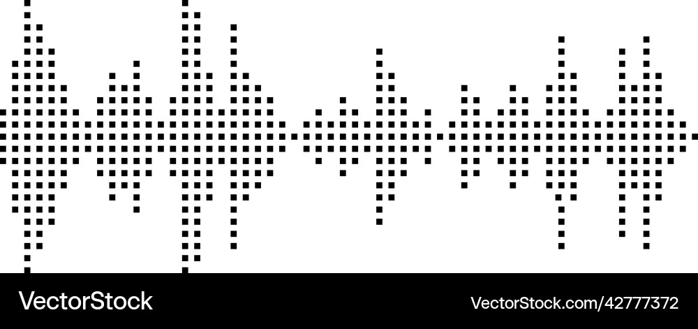 Digital equalizer music player audio signal Digital equalizer music player audio signal vector image