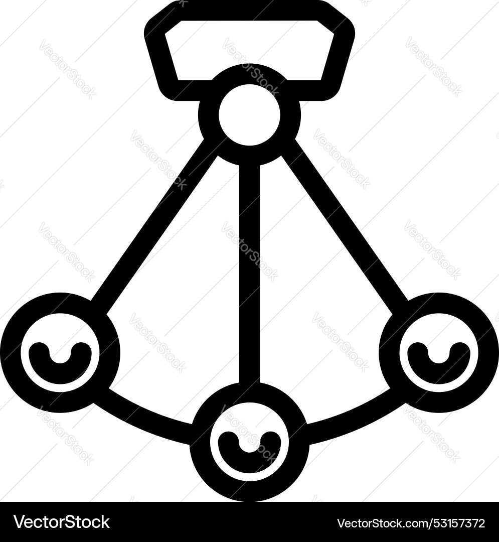 Network topology showing decentralized structure Network topology showing decentralized structure Vector Image