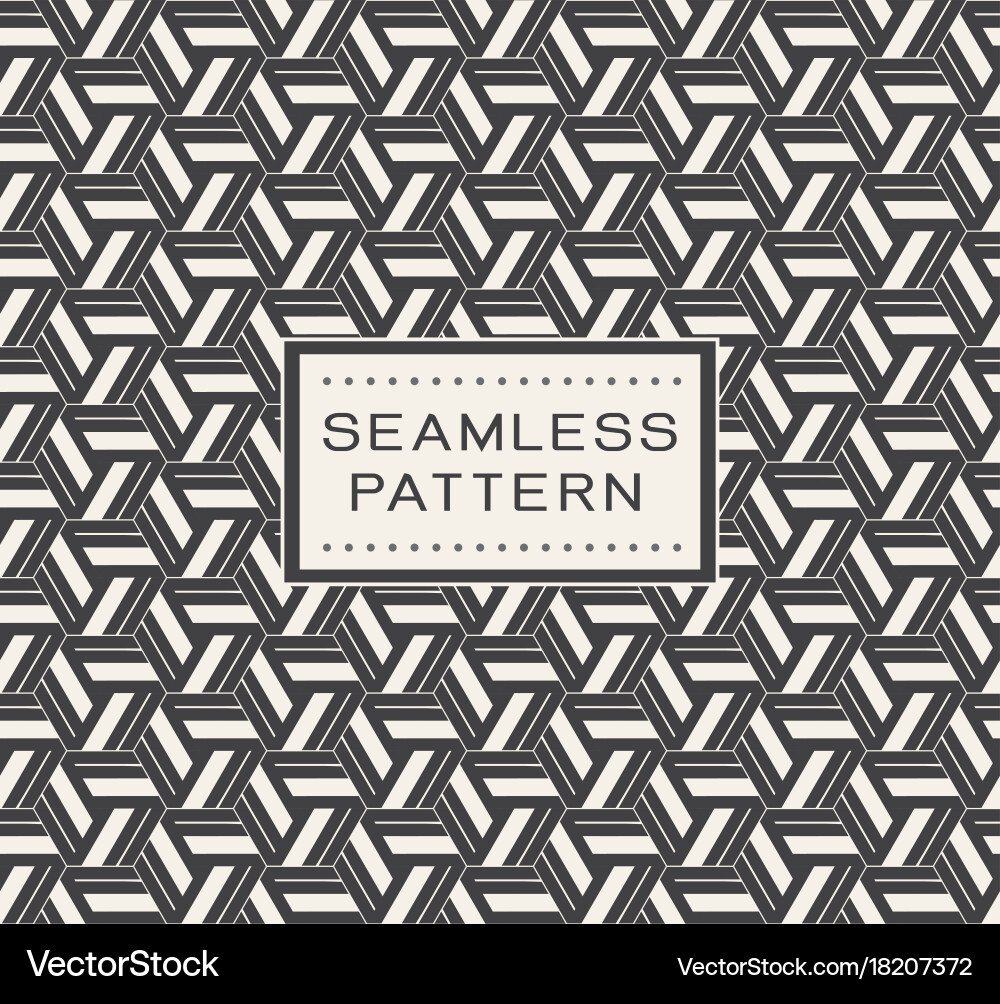 Seamless pattern with abstract shape and simple Vector Image