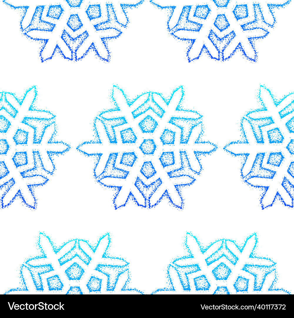 Snowflake seamless pattern Snowflake seamless pattern vector image