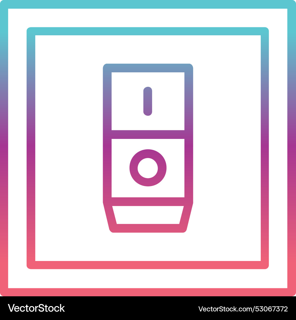 Switch line gradient design Vector Image
