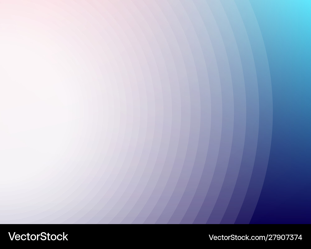 Gradient Radius White Color Background Vector Image