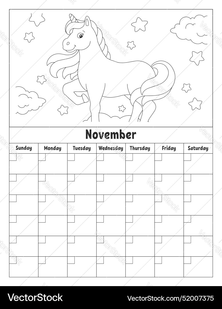 Blank calendar template for one month without Blank calendar template for one month without vector image