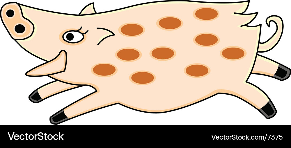 Pig Vector Image