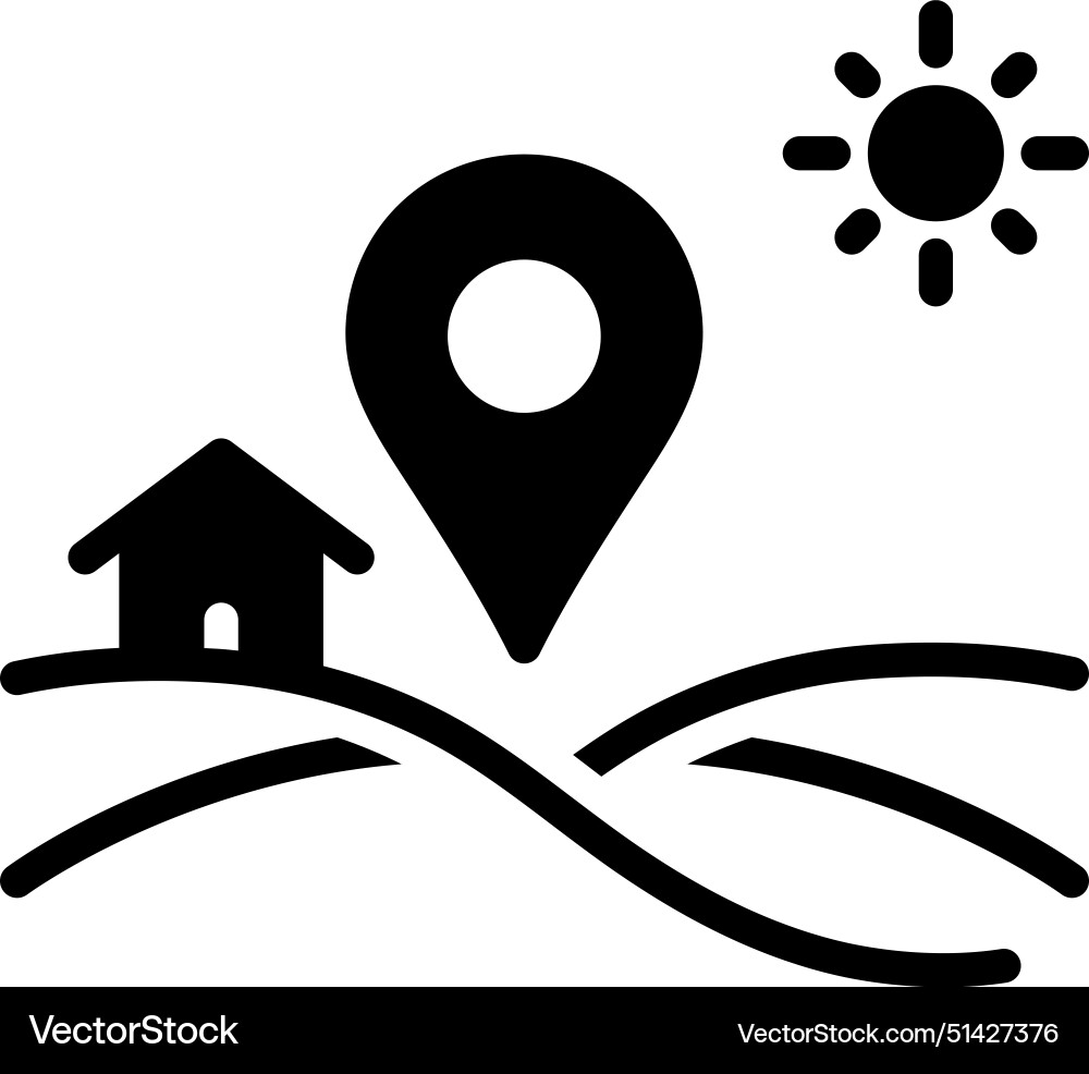 Land Vector Image