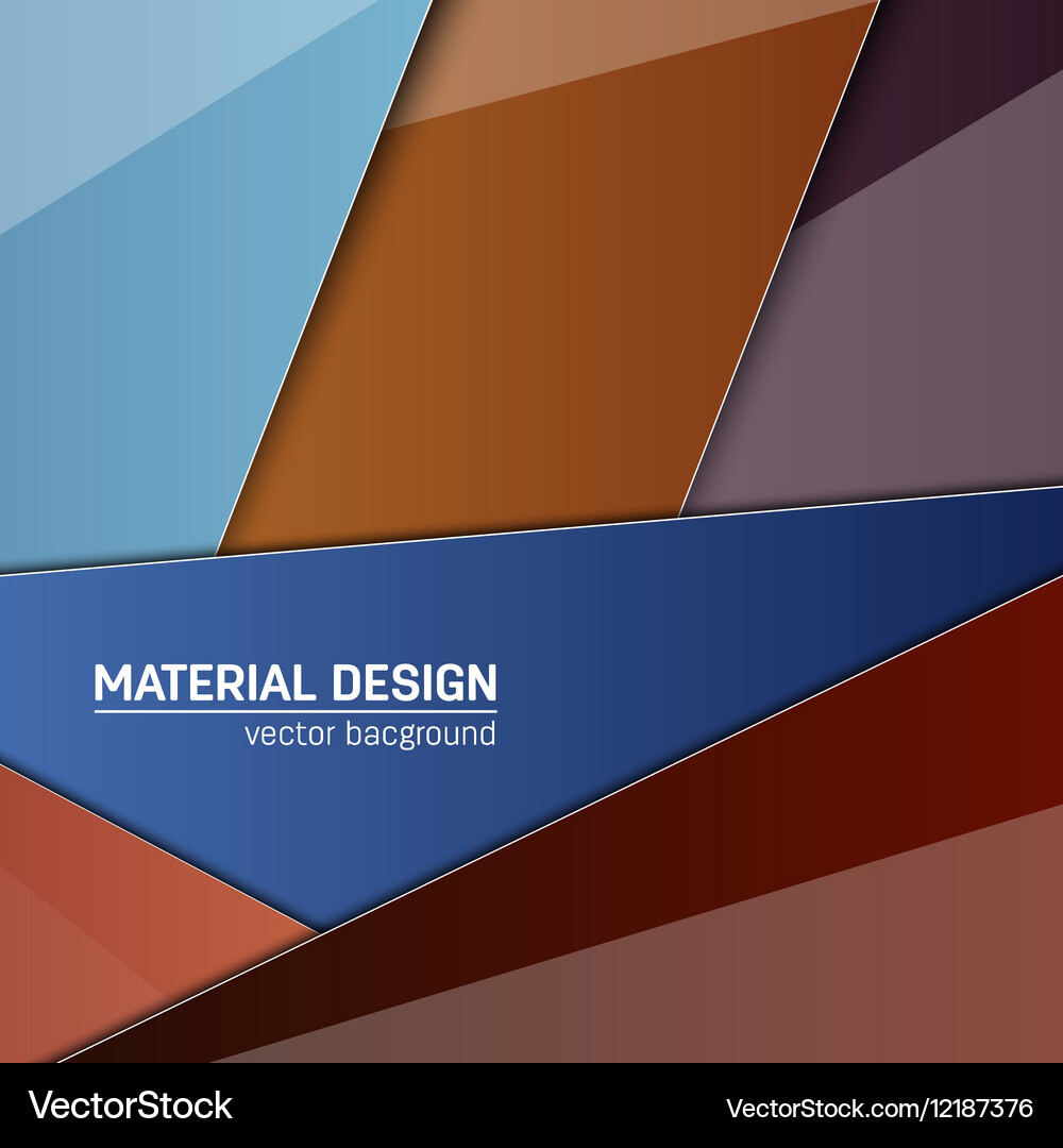 Material design background abstract Vector Image