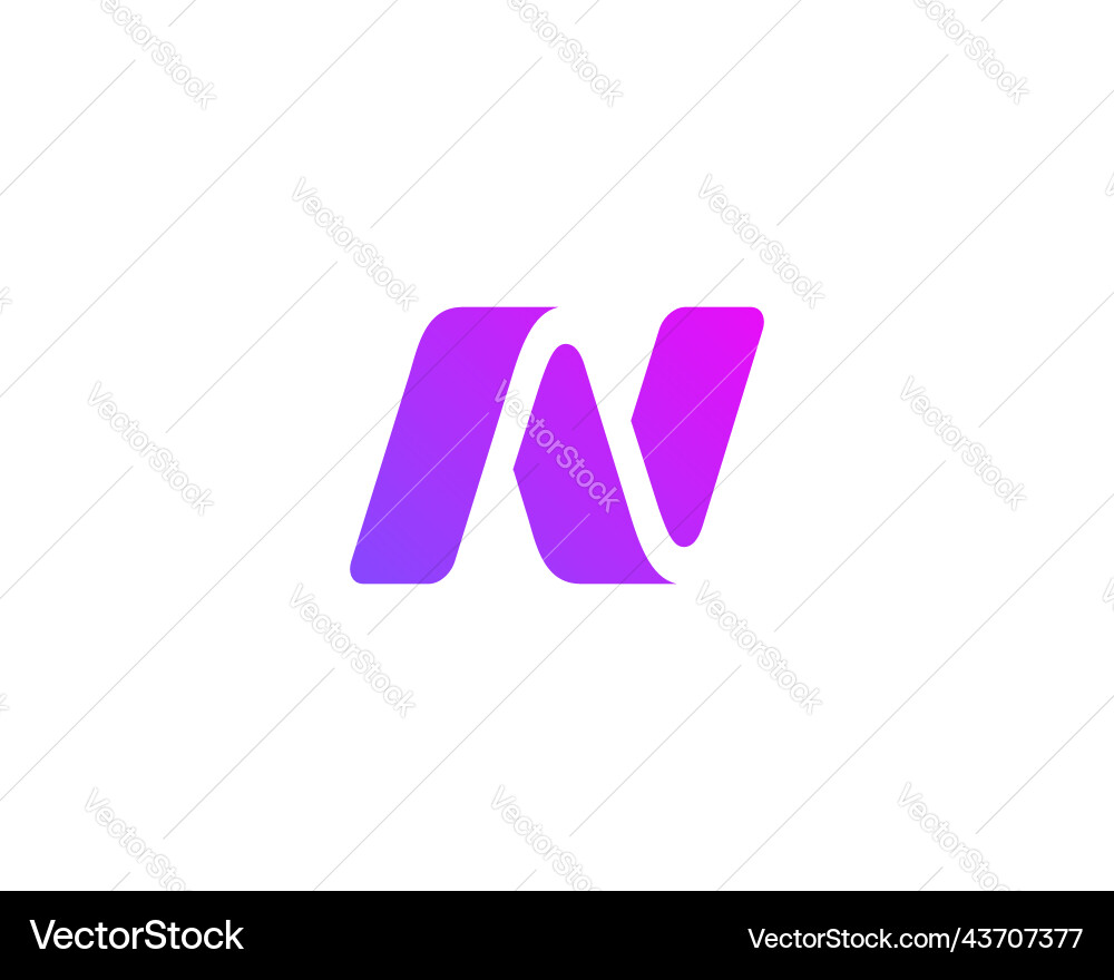 Buchstaben n Logo-Icon Design Template-Elemente Buchstaben n Logo-Icon Design Template-Elemente vektorbild
