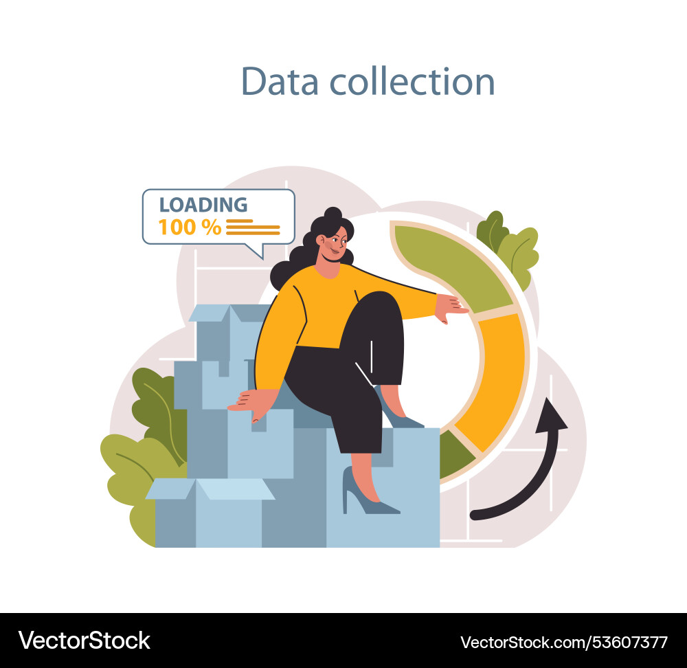 Predictive analytics process of using data Predictive analytics process of using data Vector Image