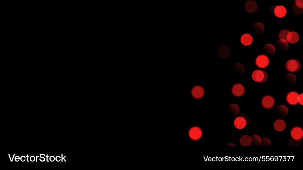 Red bokeh blurred background with sparkling Red bokeh blurred background with sparkling Vector Image