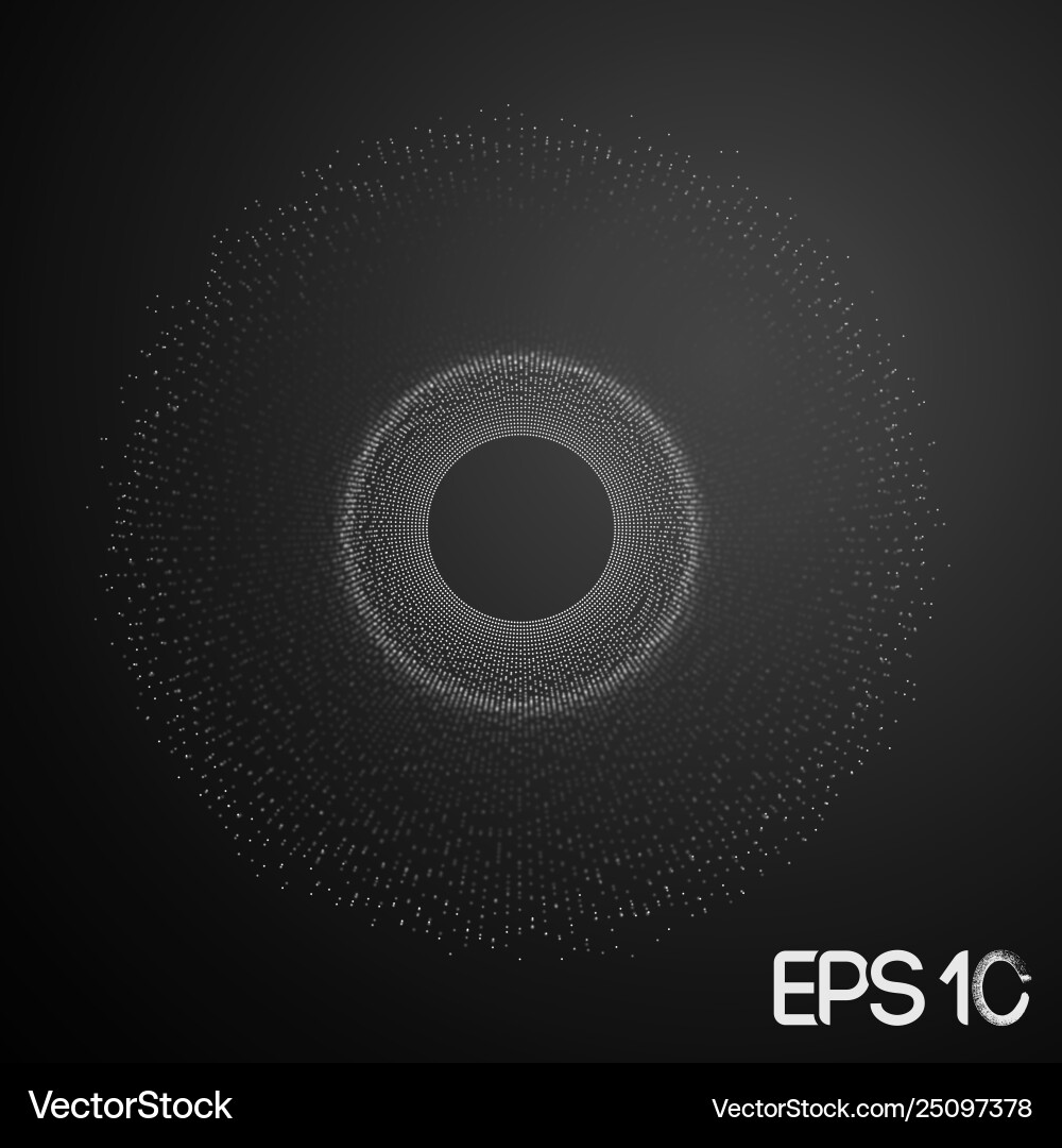 Big data visualization background 3d Big data visualization background 3d vector image