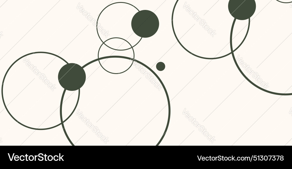 Seamless round pattern background with shapes vector image