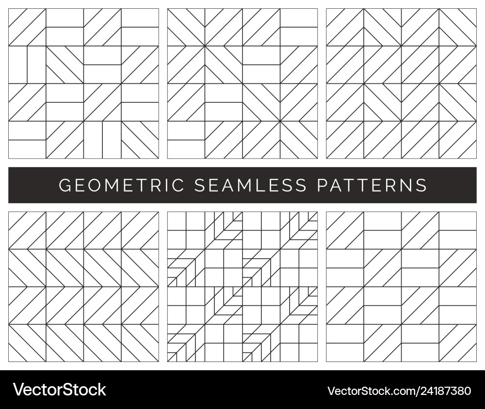 Geometric Abstract Patterns vector image