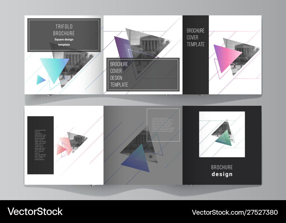 Minimal editable layout square Minimal editable layout square vector image