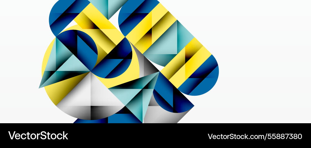 Modern abstract composition with layered circles Modern abstract composition with layered circles Vector Image