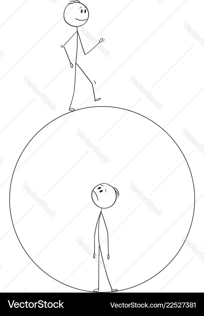 Karikatur des Mannes der in seinem Karikatur des Mannes der in seinem vektorbild