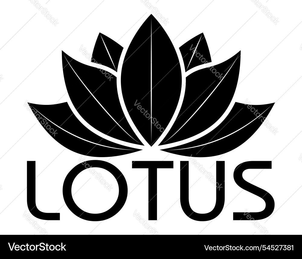 Lotus Balance Harmonie Logo kreativ und originell Lotus Balance Harmonie Logo kreativ und originell vektorbild