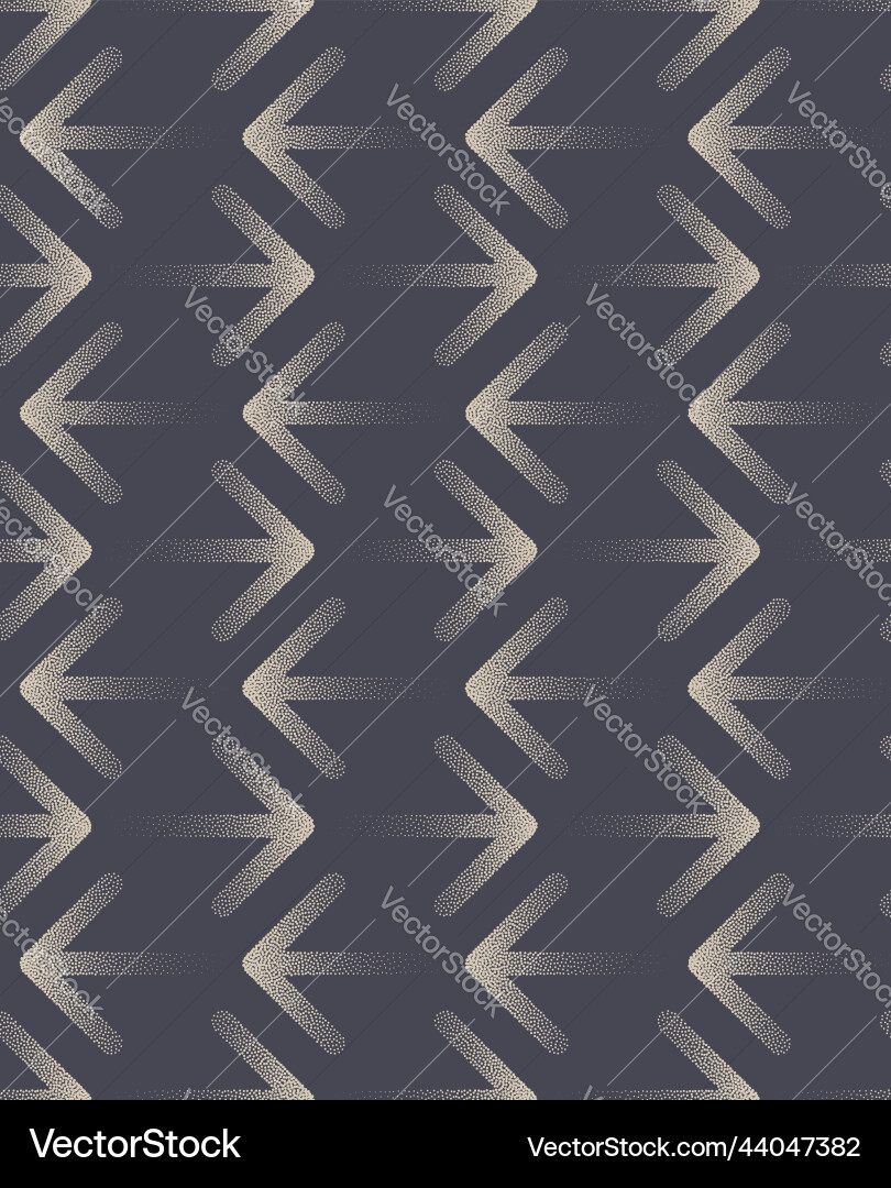 Back and forth arrows stipple seamless pattern Back and forth arrows stipple seamless pattern vector image